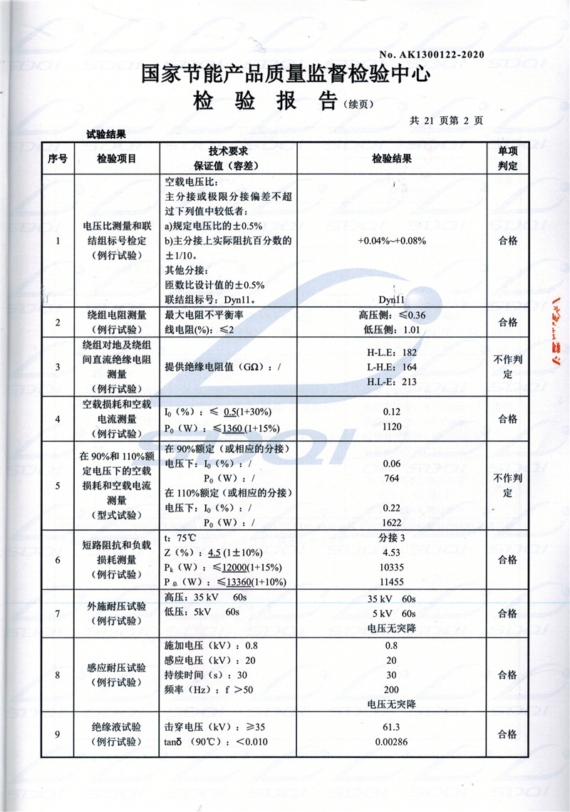 高低压试验报告-S11-1250桥西桥西桥西油浸式变压器-2.jpg